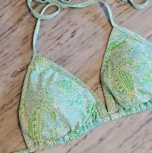 Lilly Pultizer Triangle Bikini Top